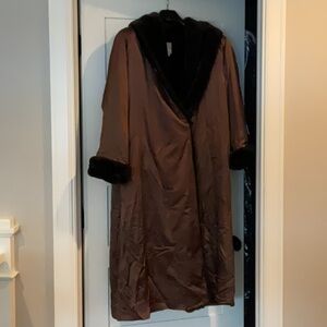Vintage Drizzle faux mink lined fur coat from Saks Fifth Avenue